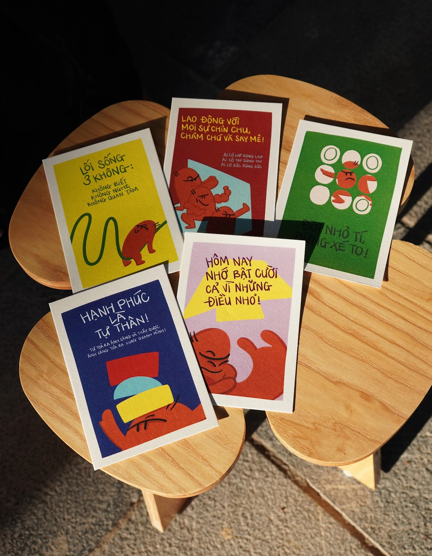 SET POSTCARD TRIẾT LÝ SỐNG ĐẦN