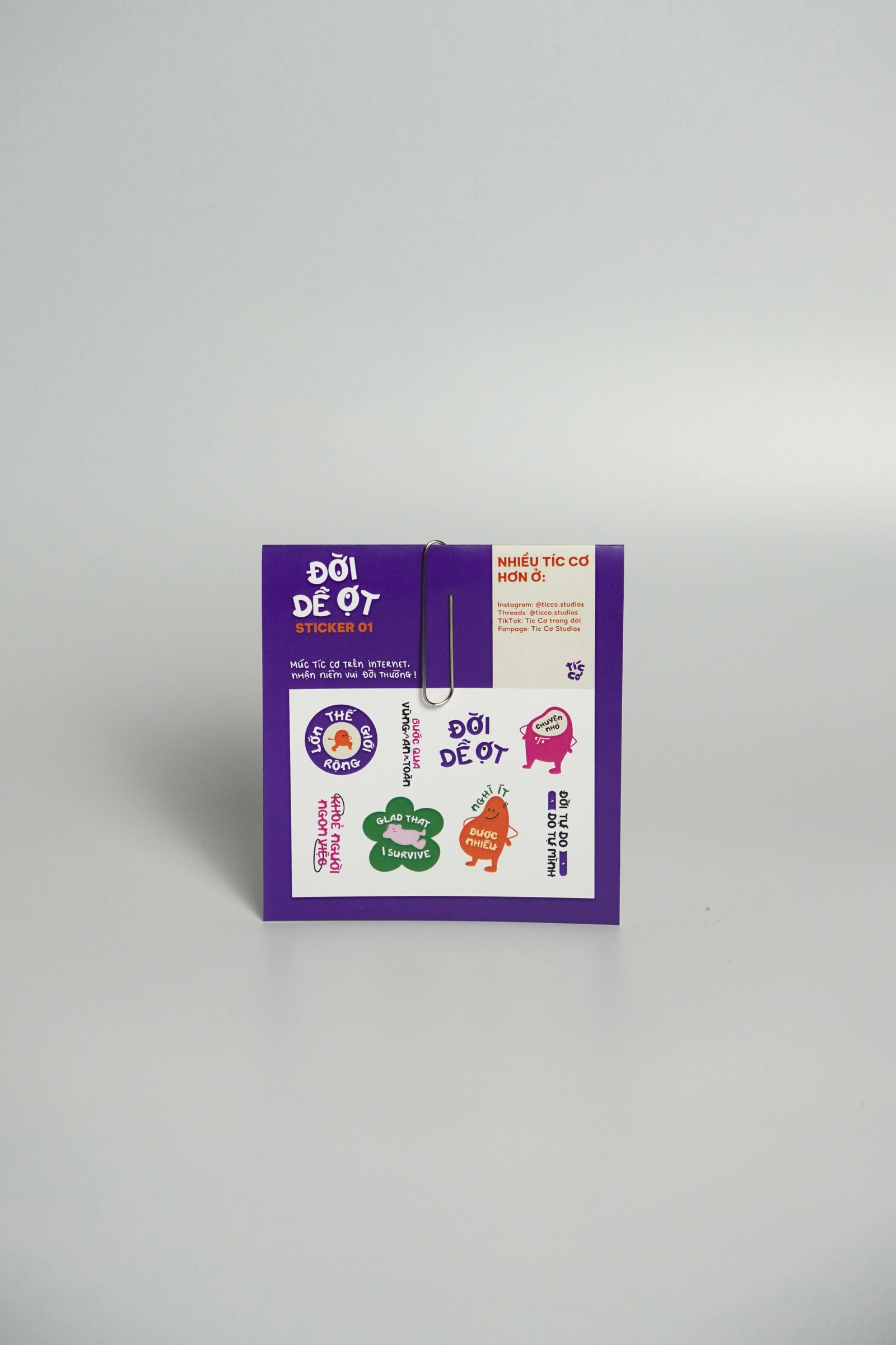 Set sticker 01: Đời Dễ Ợt — ảnh 2